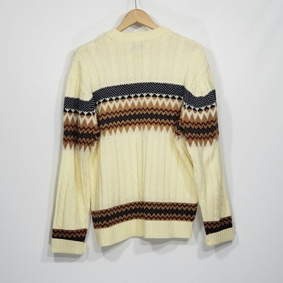 Vintage JC Penney  Classic Styling  Cable Knit Sweater  Men's Size L - Picture 3 of 5